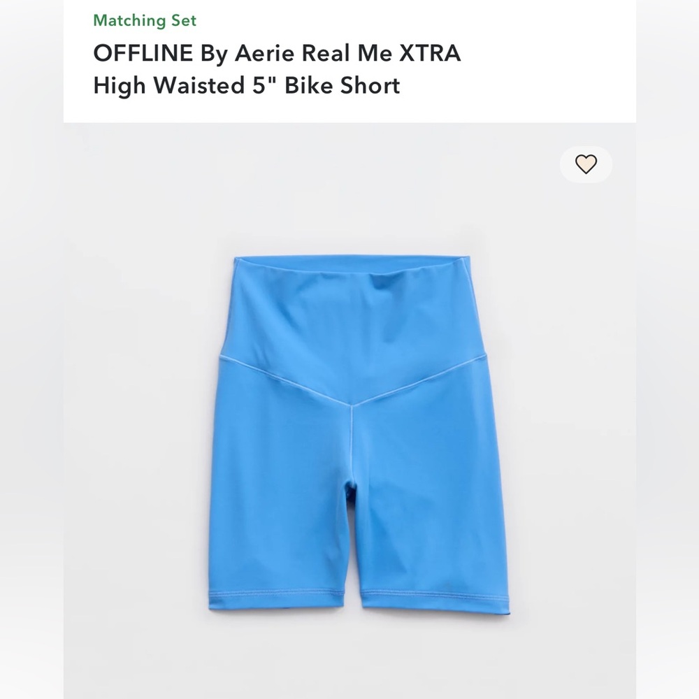 OFFLINE By Aerie Real Me XTRA High Waisted 5" Bike Short
